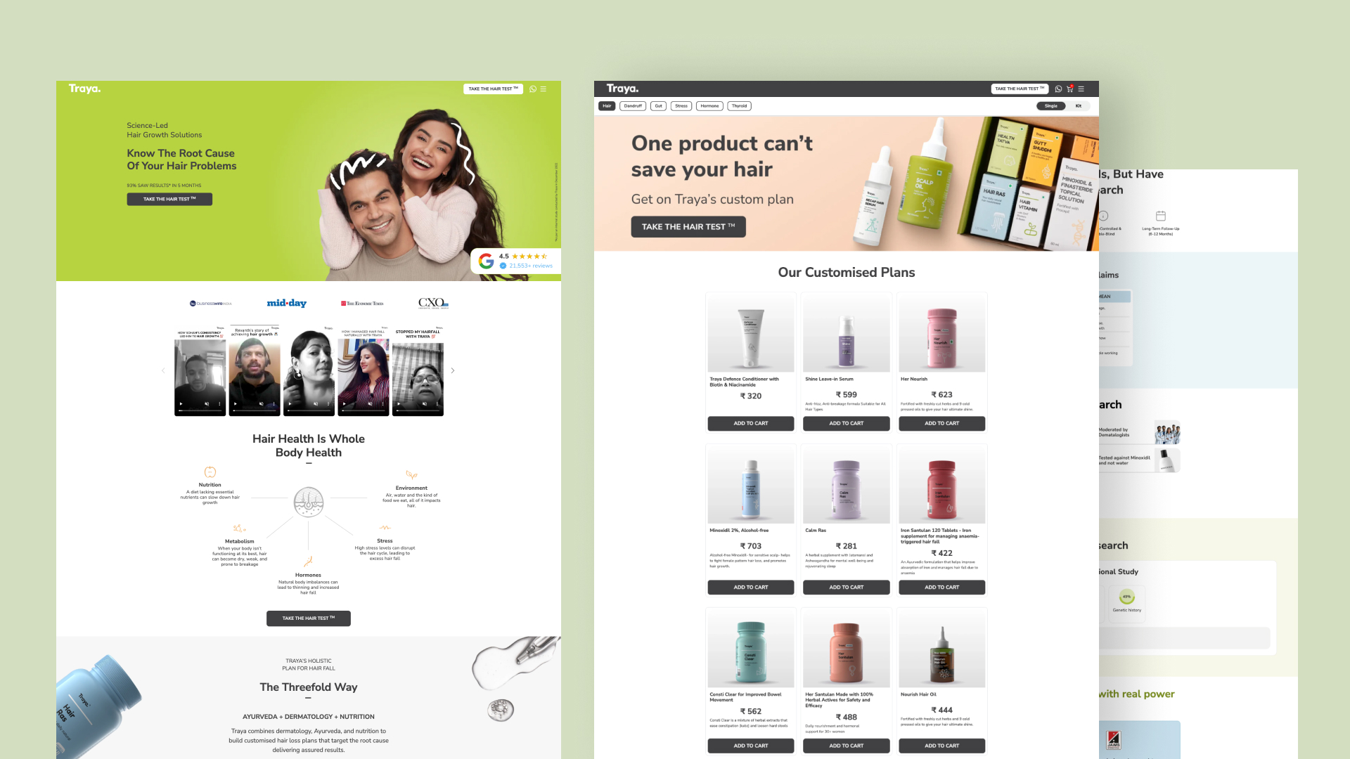 Theme Customization | Traya Health