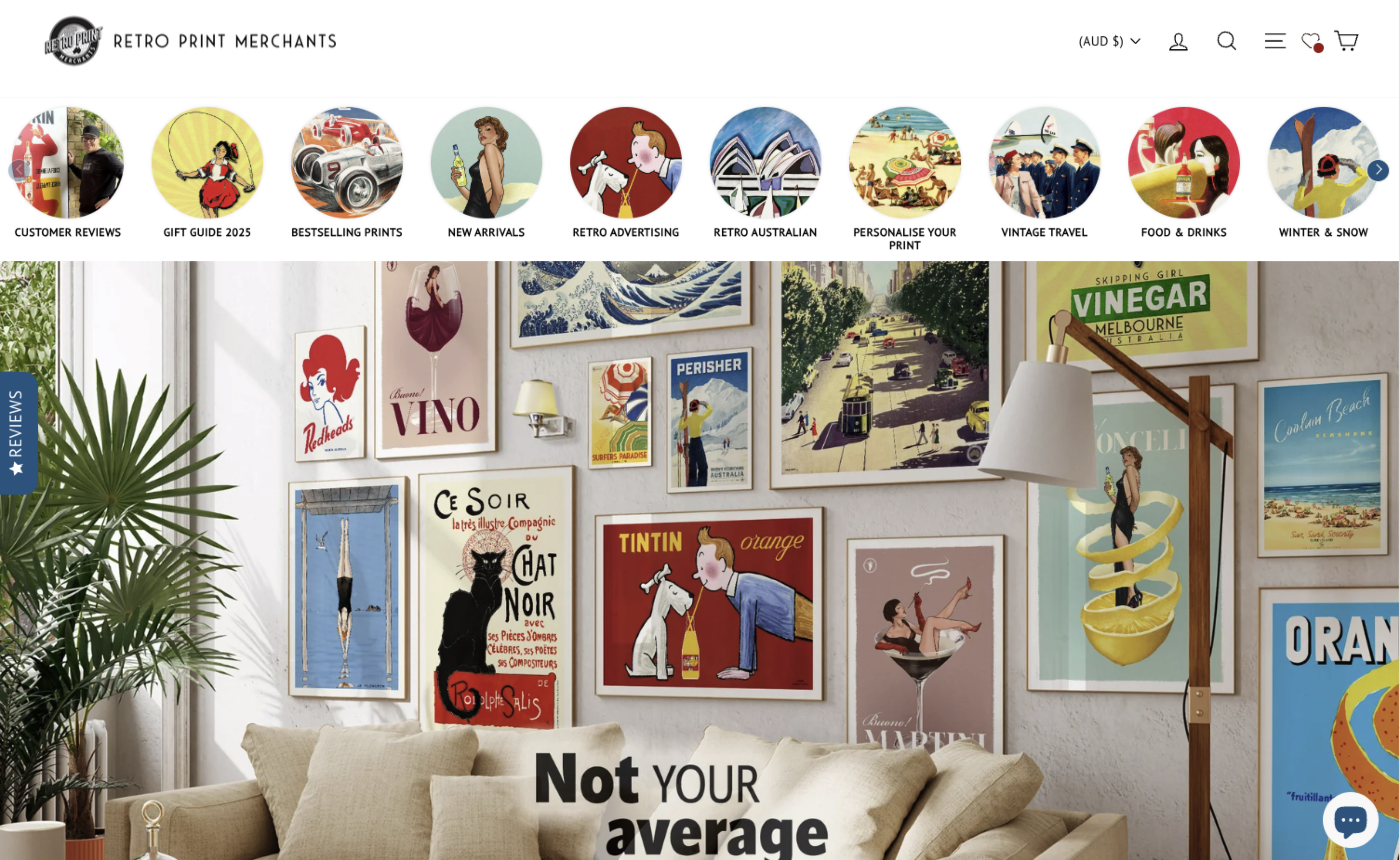 Comprehensive Site Review and UX Enhancements for retroprintmerchants.com.au