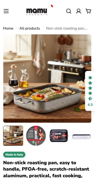 Created and scaling Shopify ecommerce