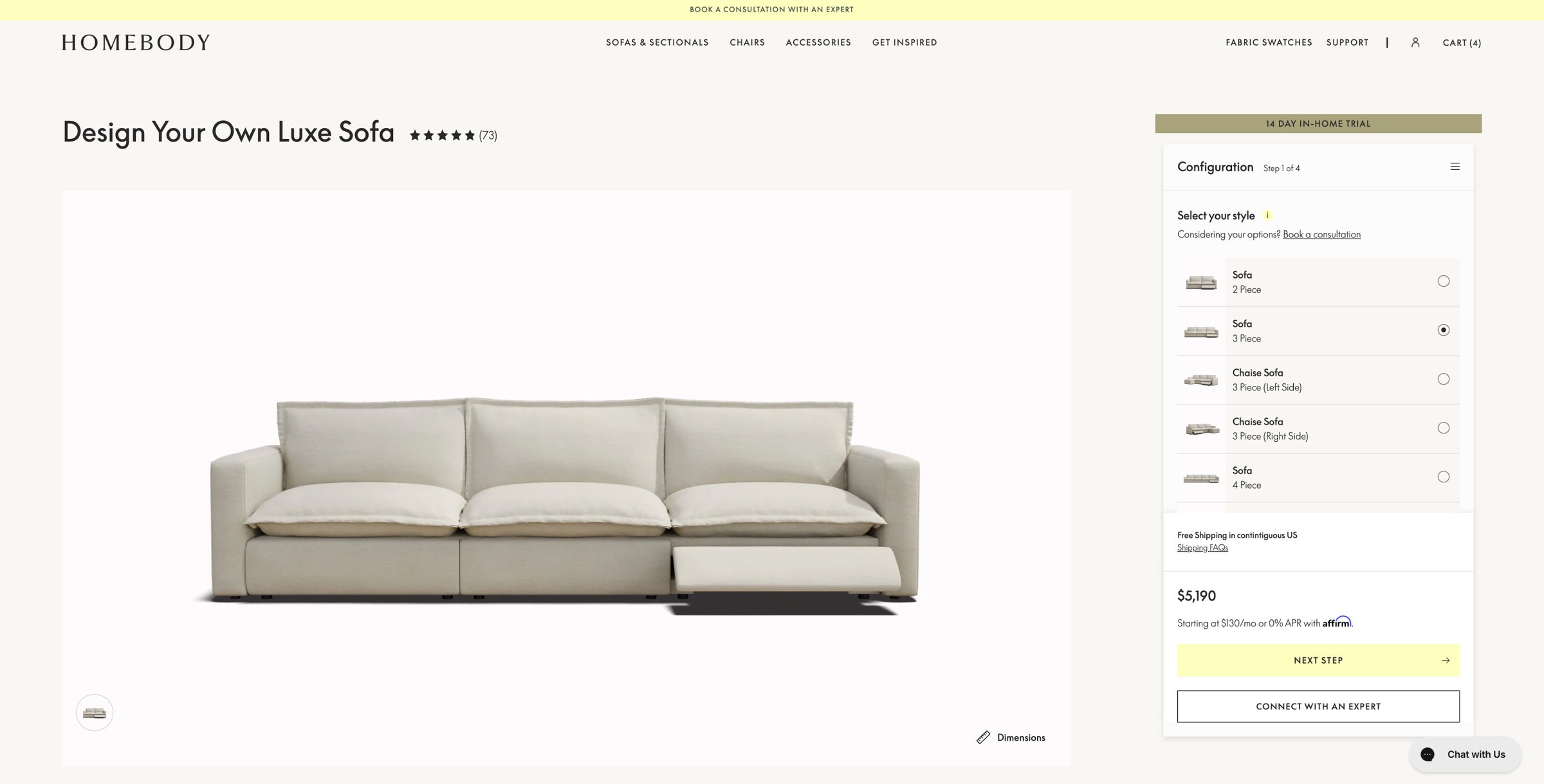 Boosted sales by 110% with our custom configurator