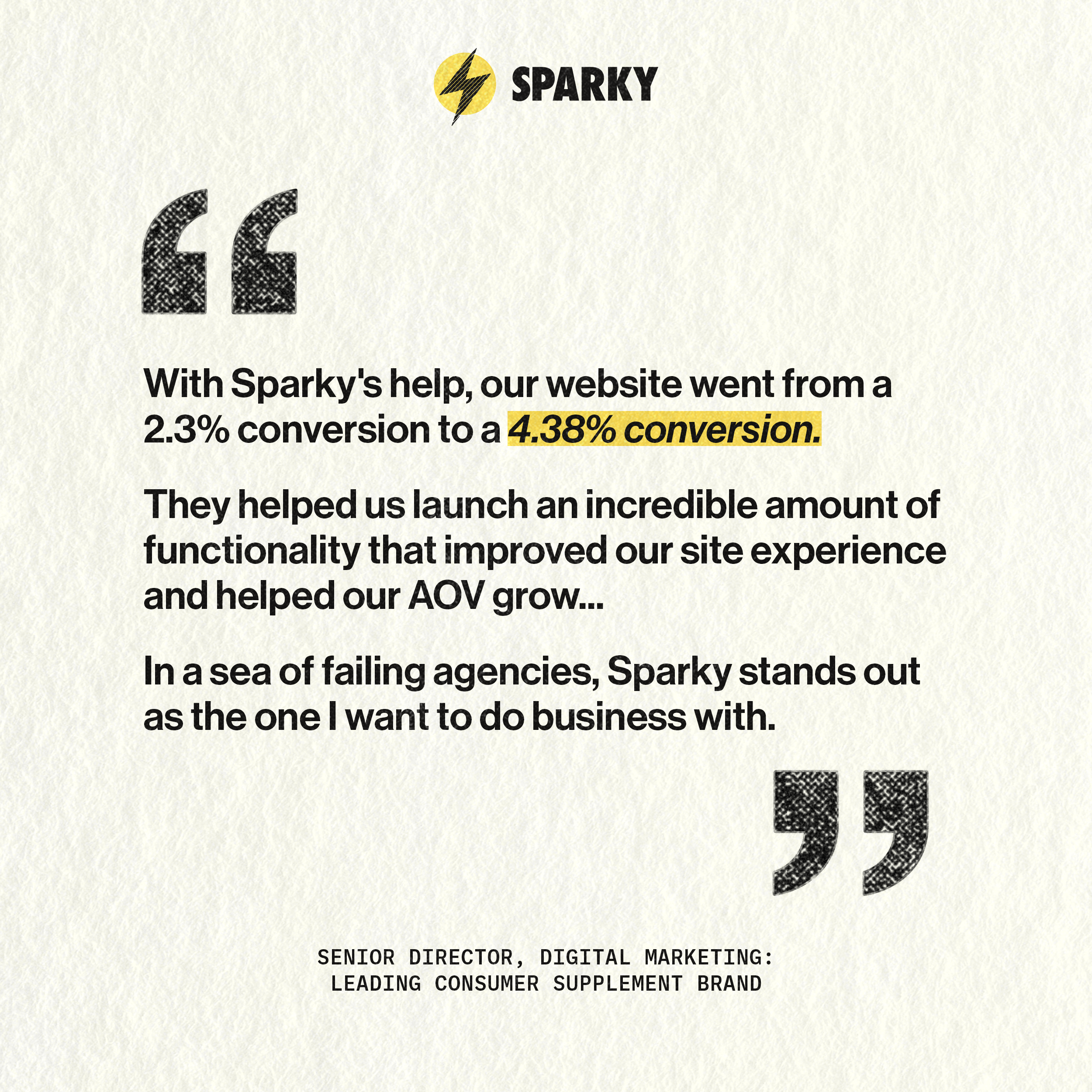 Momentous Testimonial