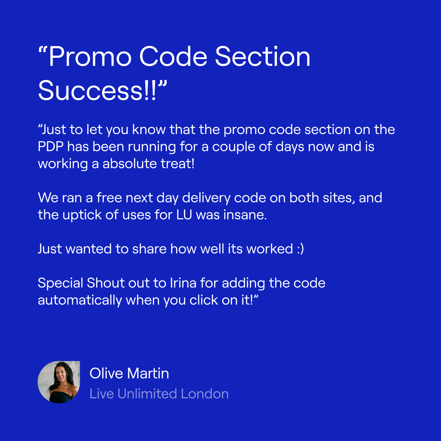 Small Improvements lead to big results // Live Unlimited London