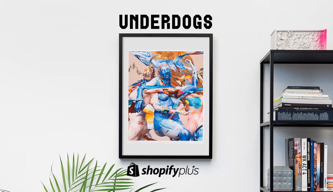 Underdogs Gallery/ Shopify store development