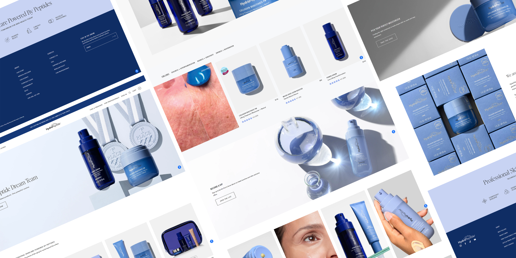 Converted Figma to Shopify Store & Conversion optimization | Hydropeptide