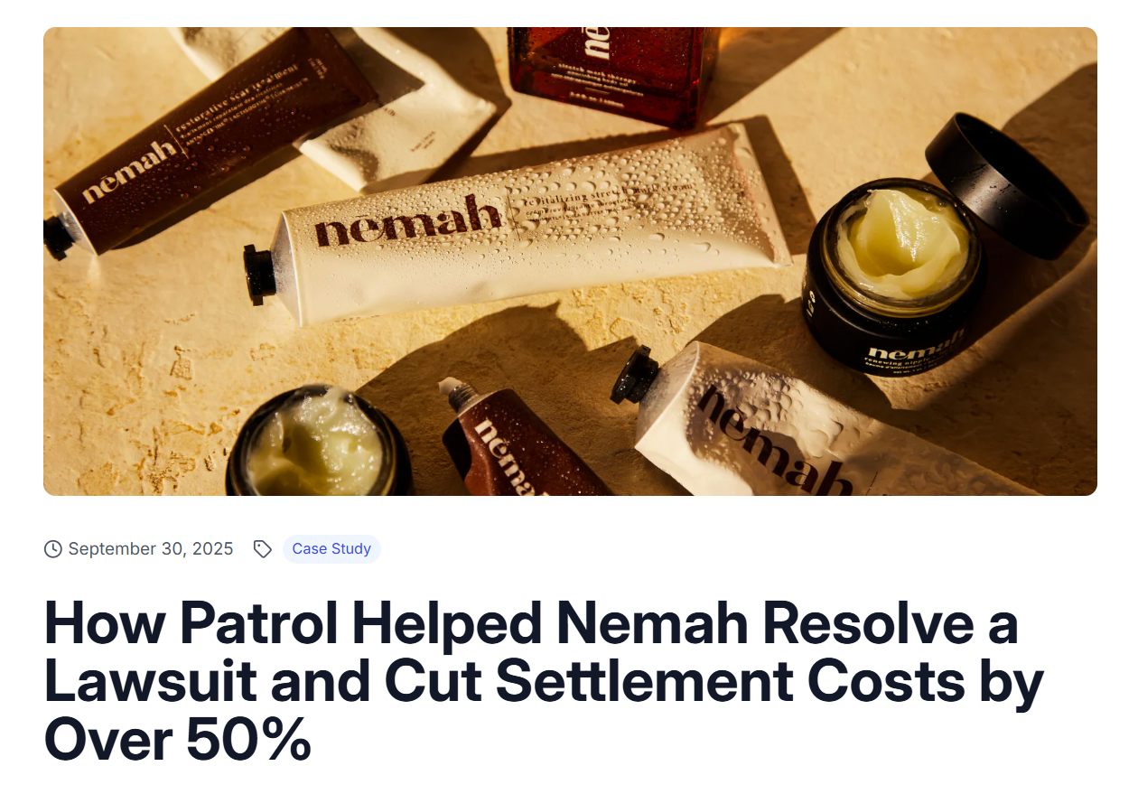 Saved 100s of developer hours & cut settlement by 50%!