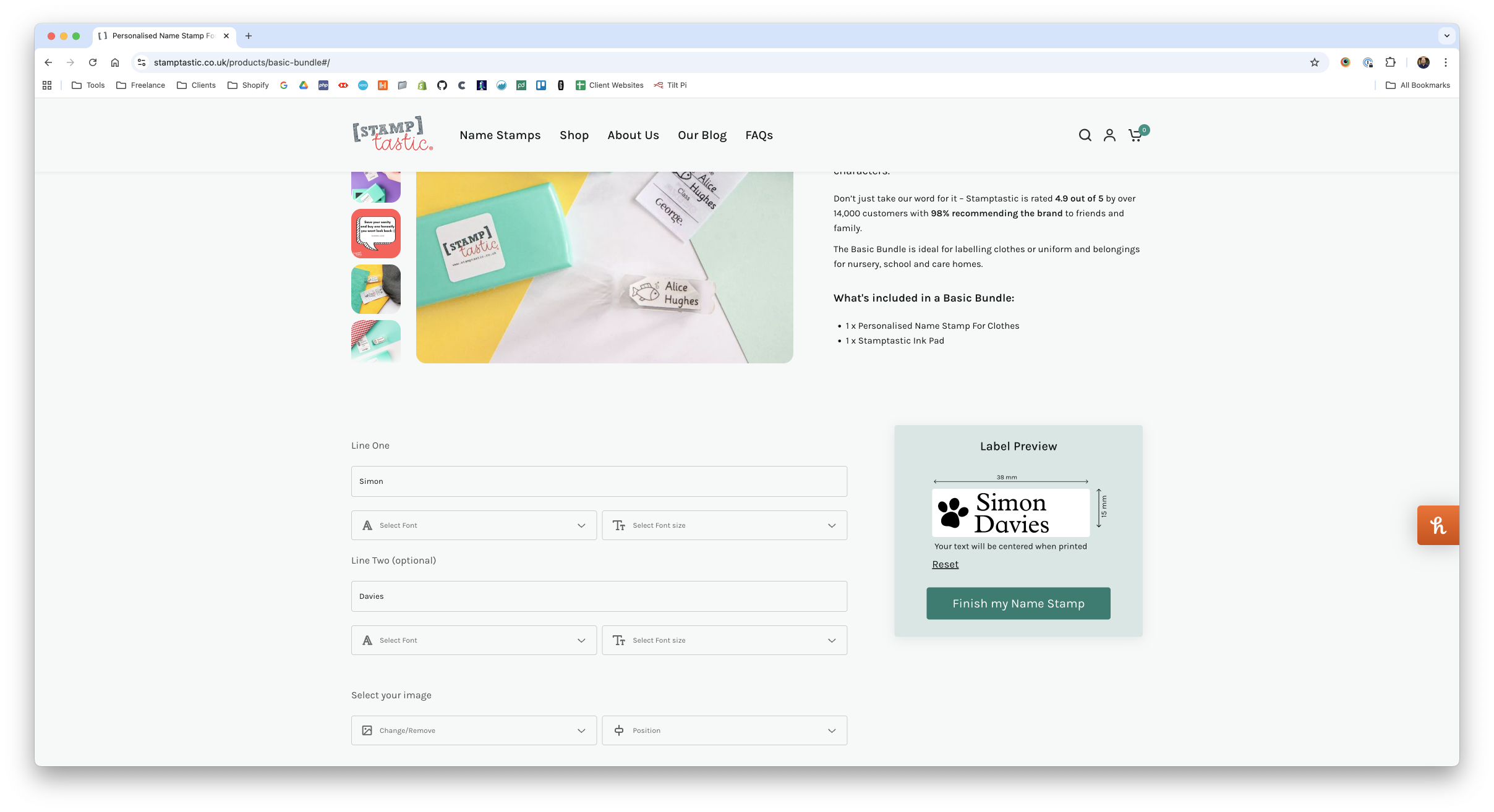 Custom Product Customiser