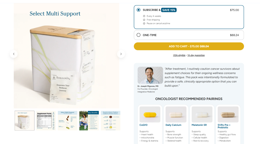 A Subscription Experience That Didn’t Break Checkout