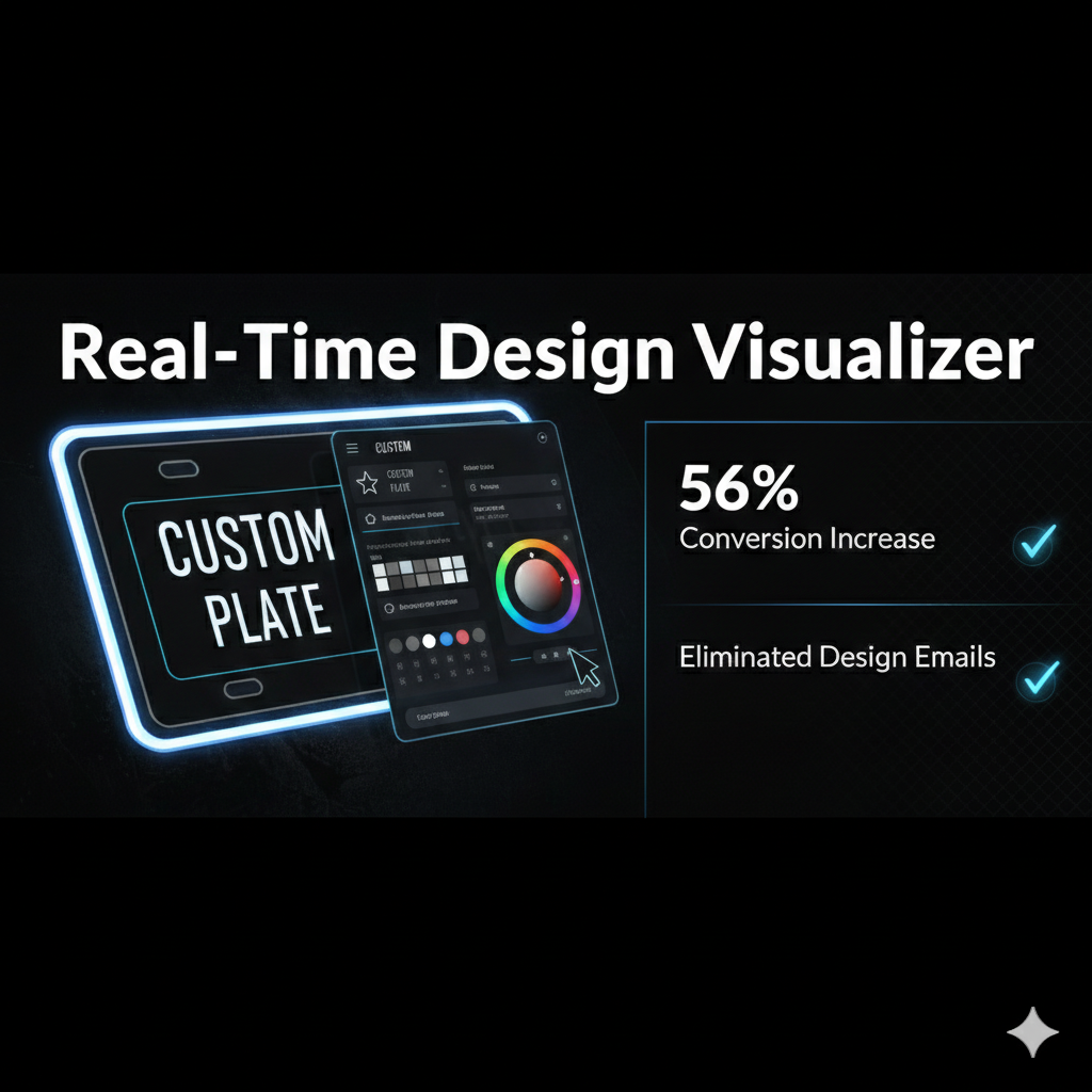 Interactive License Plate Customizer