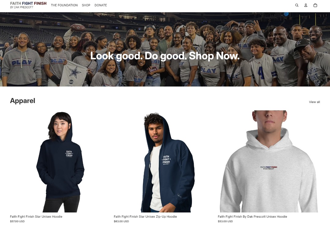Shopify Store Build, Merch Launch, and Ongoing Store Management