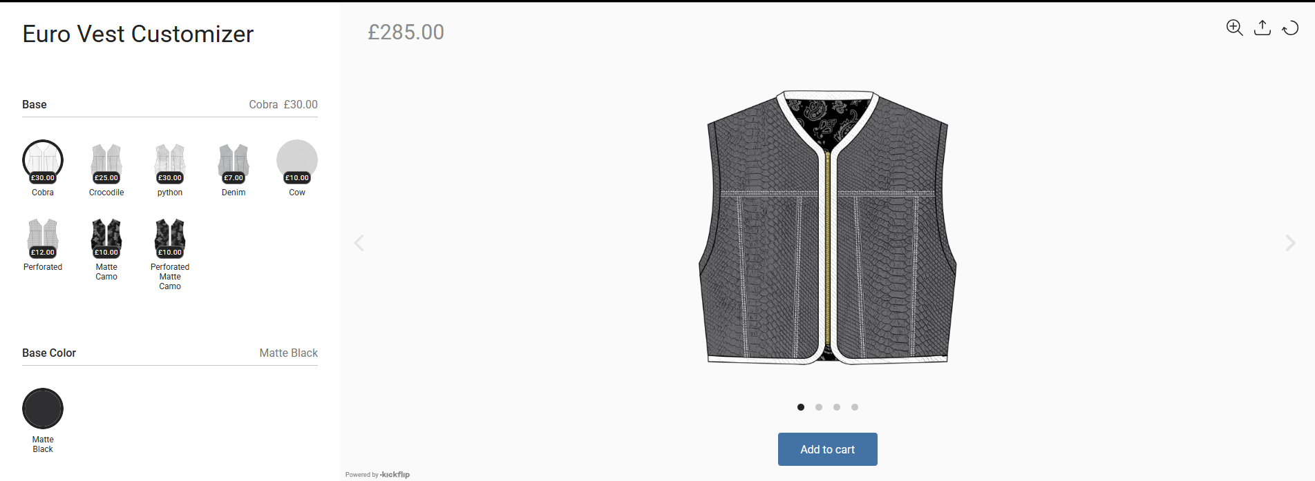 COL || Kickflip Product Personalizer