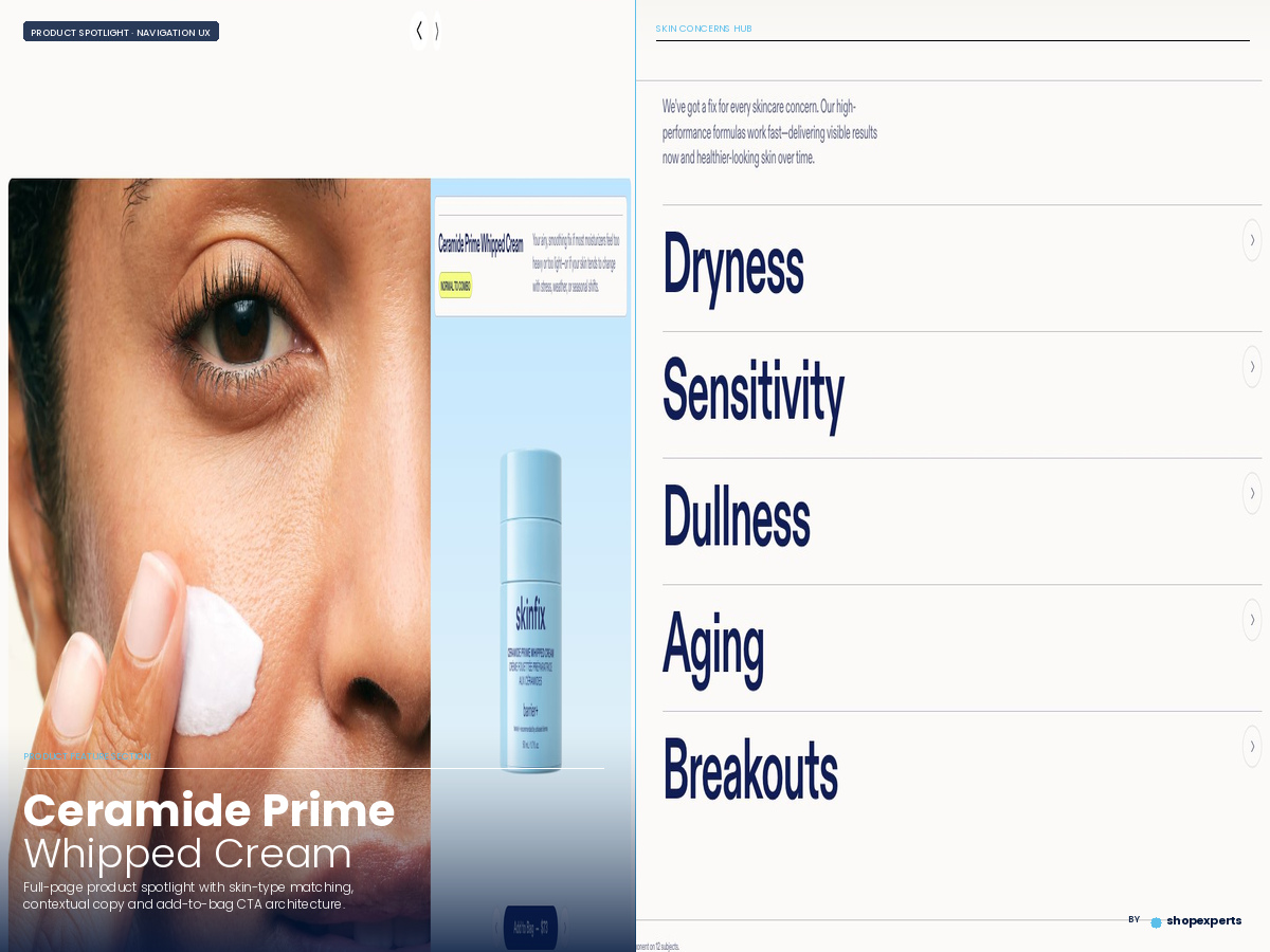 Skinfix – Homepage Revamp