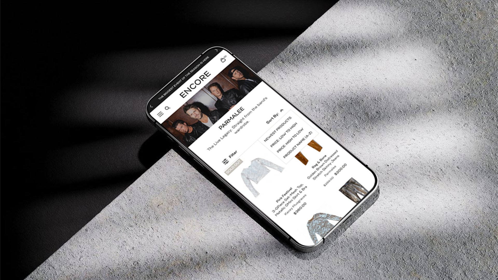Encore Exchange Co. — A Premium Shopify Store Design & Development for a Celebrity Fashion Resale Platform