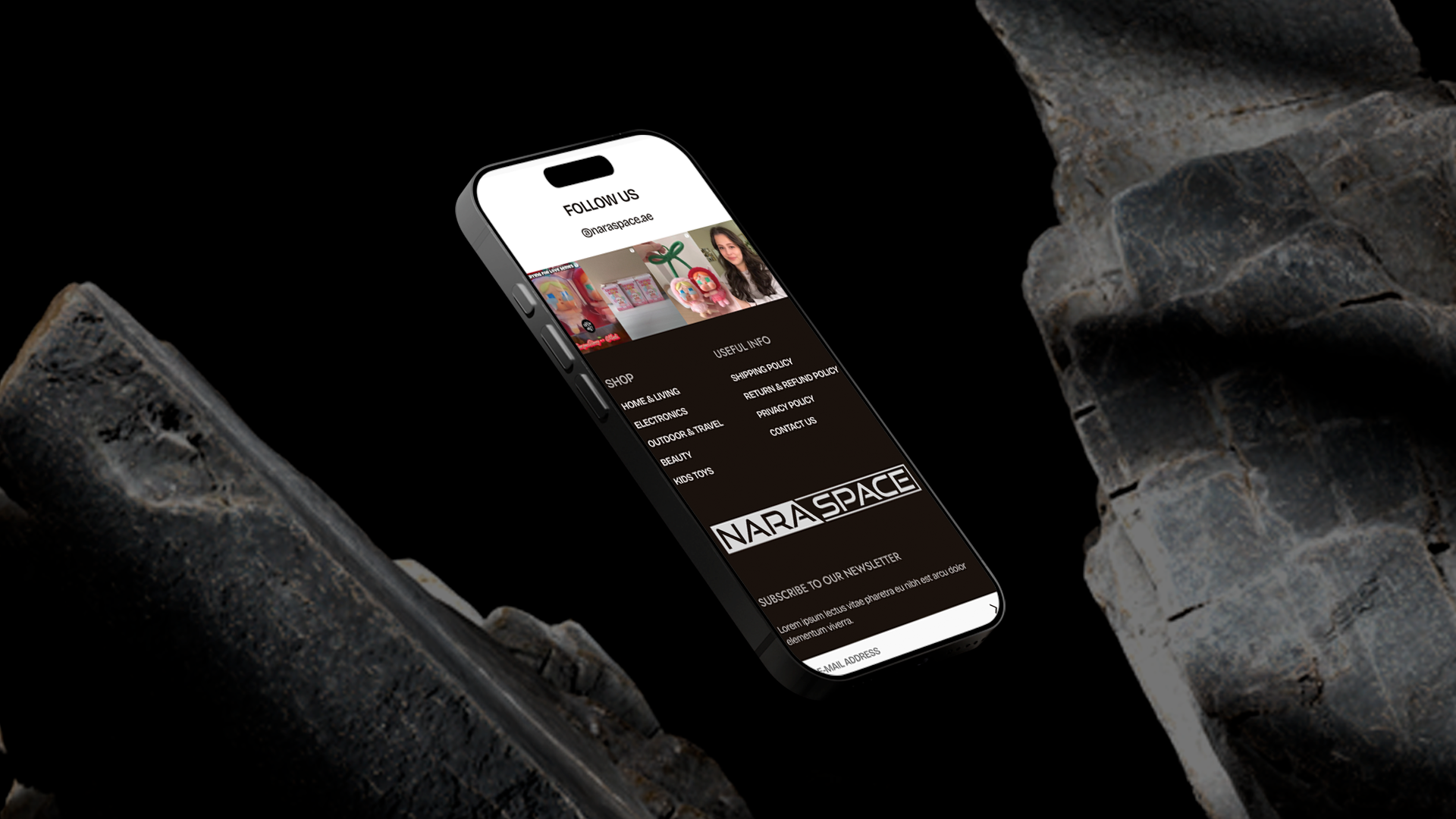 NARA Space — Custom Shopify Store for a UAE Multi-Brand Retailer