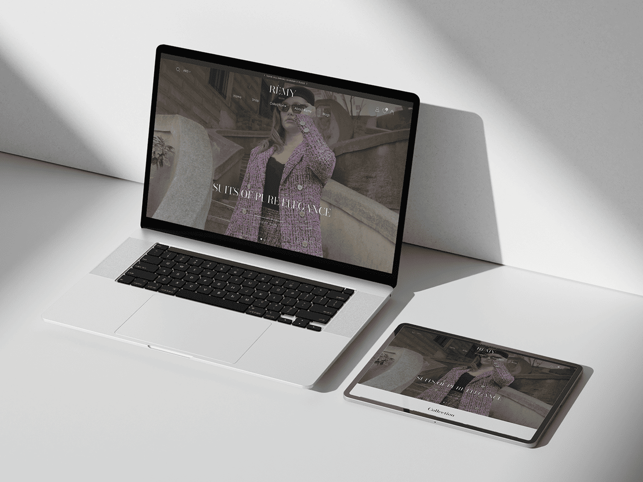 Rèmy Suits — A Premium Website Design & Development for a Luxury Womenswear Brand