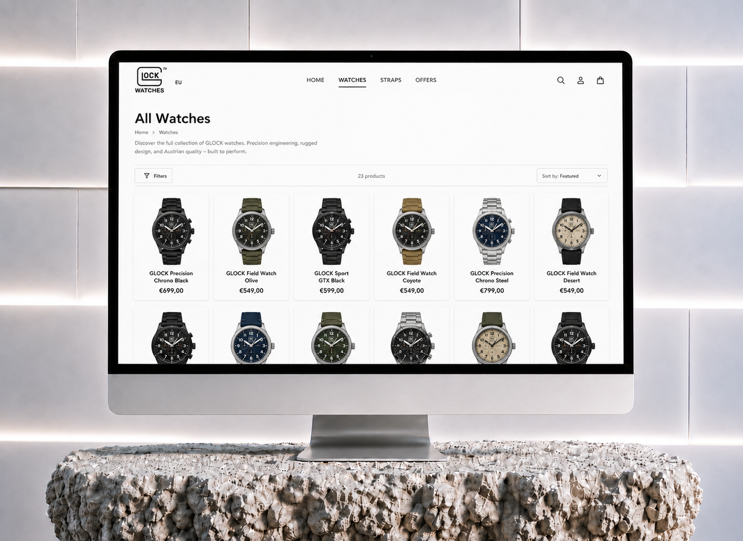 Watches  Online Store Built on Shopify Plus