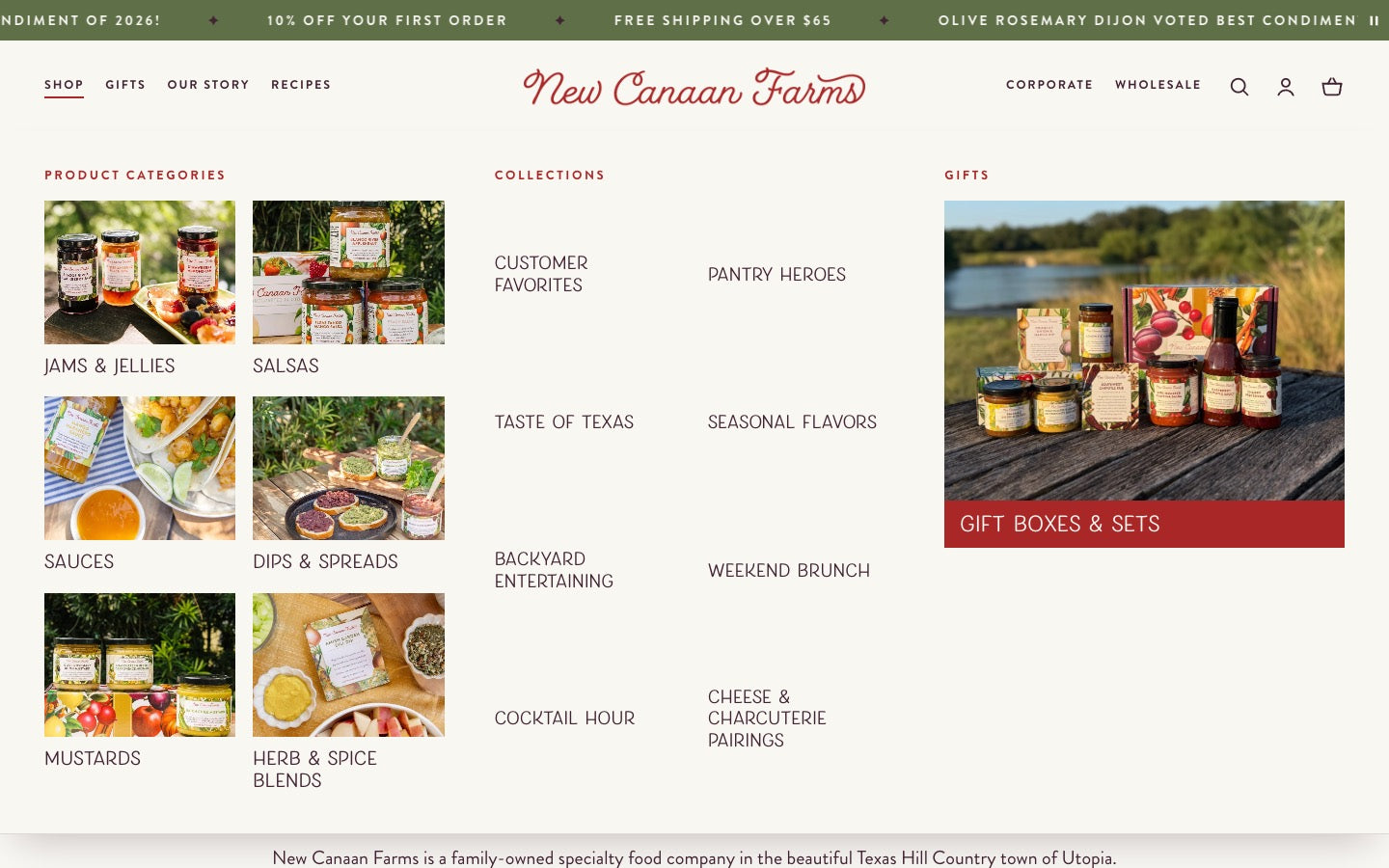 New Canaan Farms - Texas Hill Country Shopify Redesign in Nine Weeks