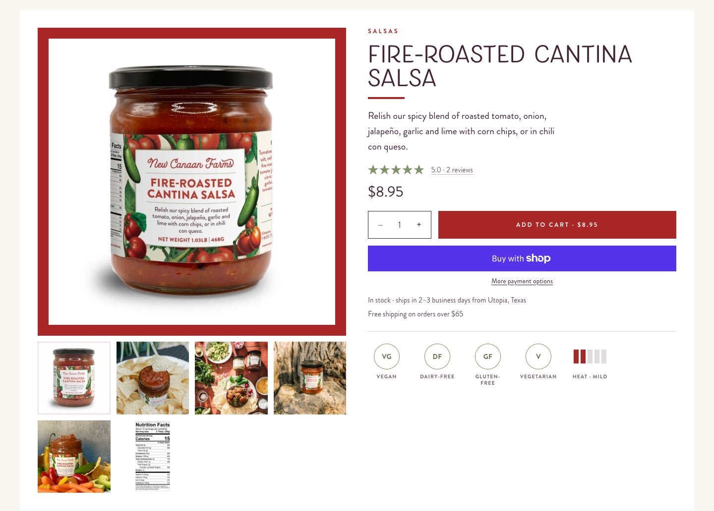 New Canaan Farms - Texas Hill Country Shopify Redesign in Nine Weeks