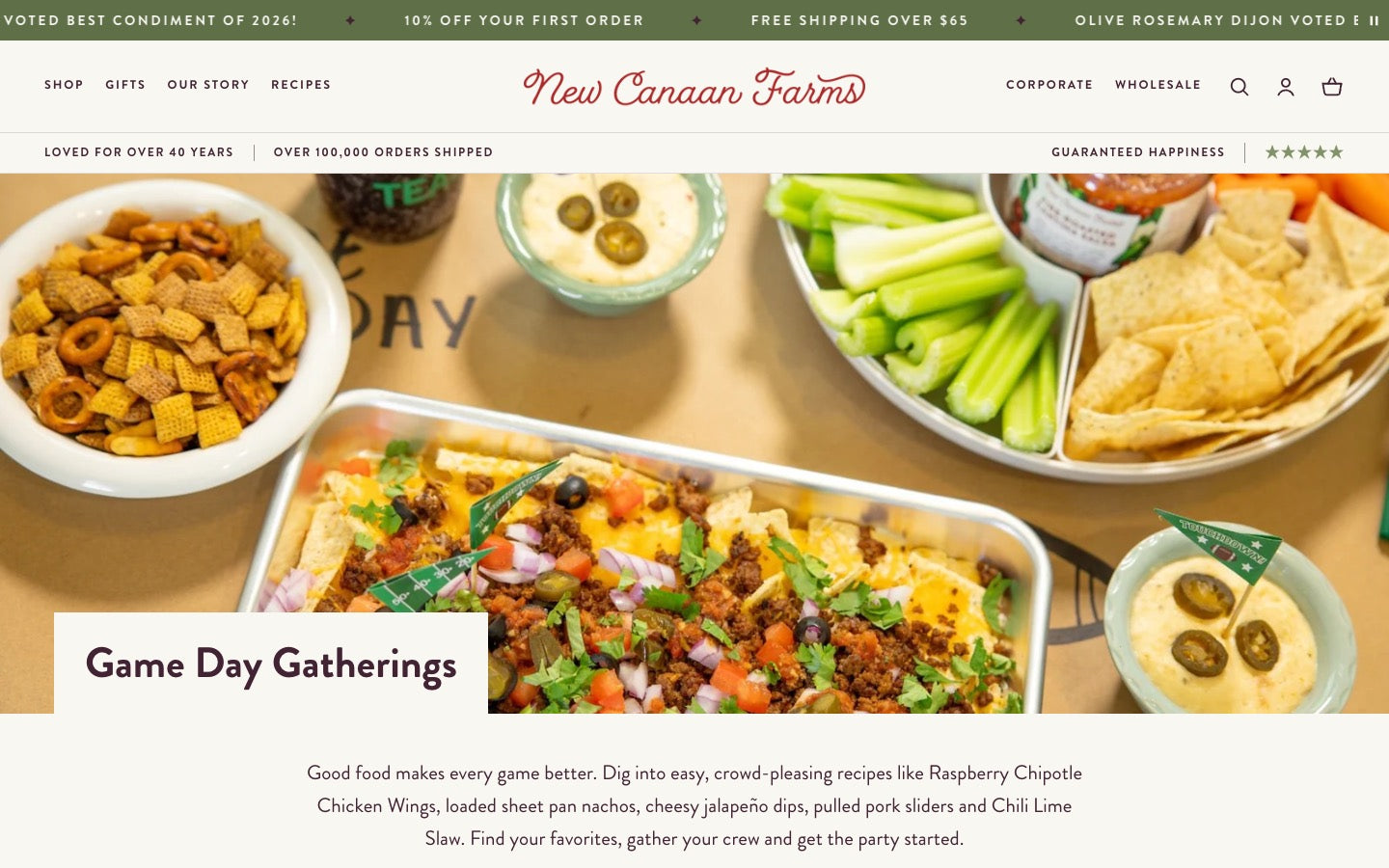 New Canaan Farms - Texas Hill Country Shopify Redesign in Nine Weeks