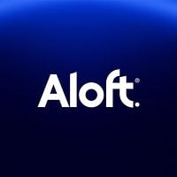 Aloft.