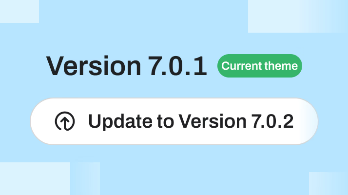 Update theme to latest version/Move to a different theme.