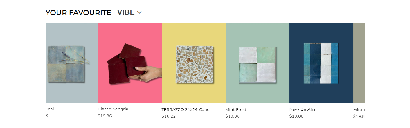 Filterable Featured Products/Collections Section