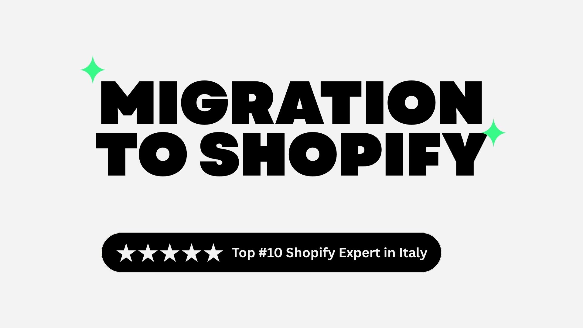 Migration to Shopify