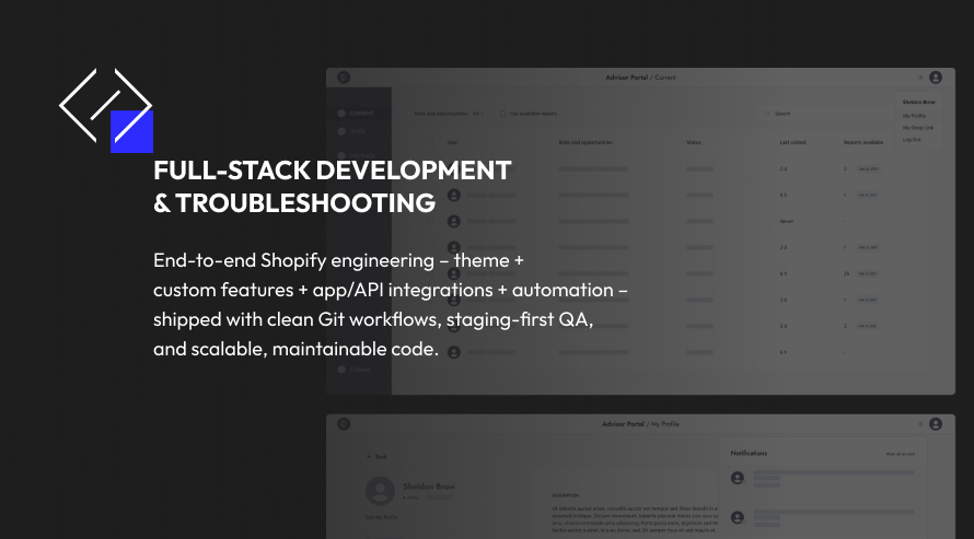 Full-stack Development