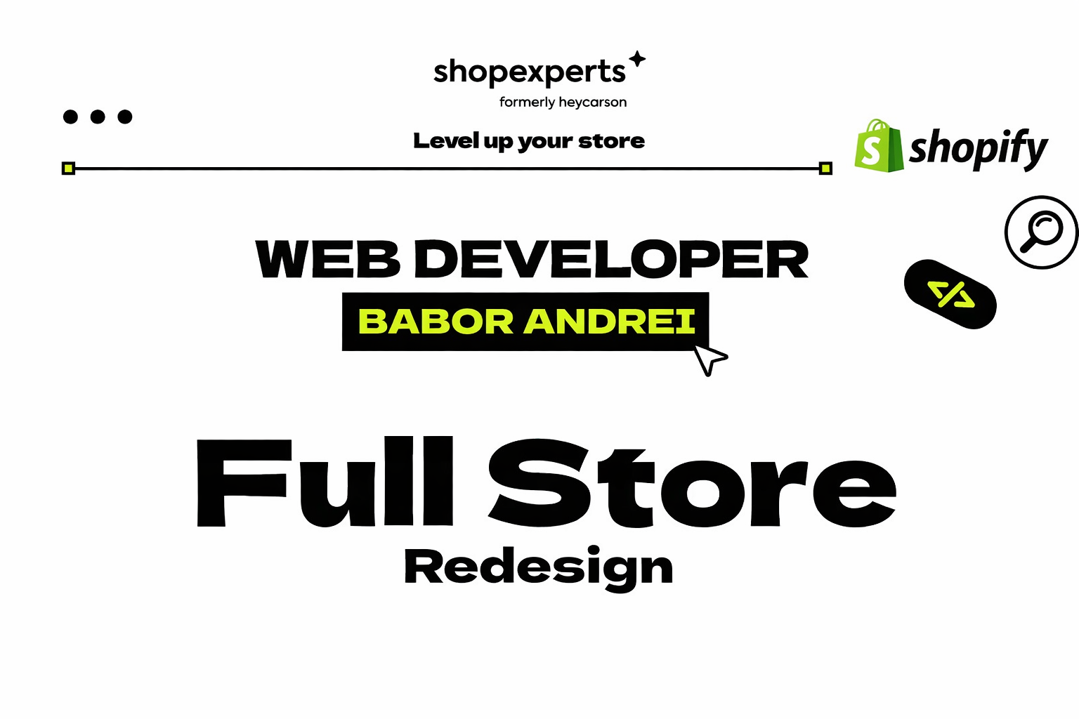 Full Store Redesign