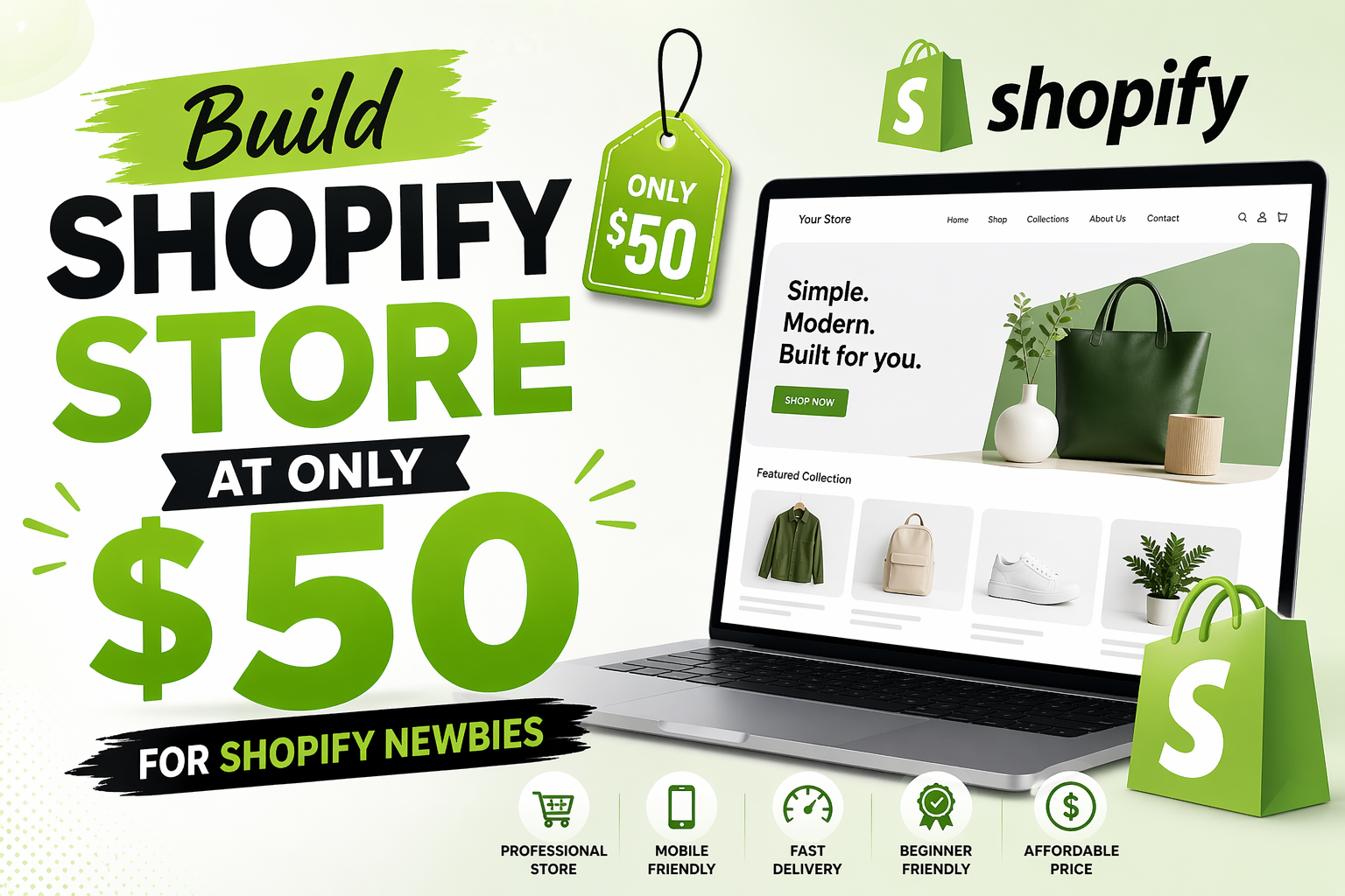 $50 to build Store for Newbies