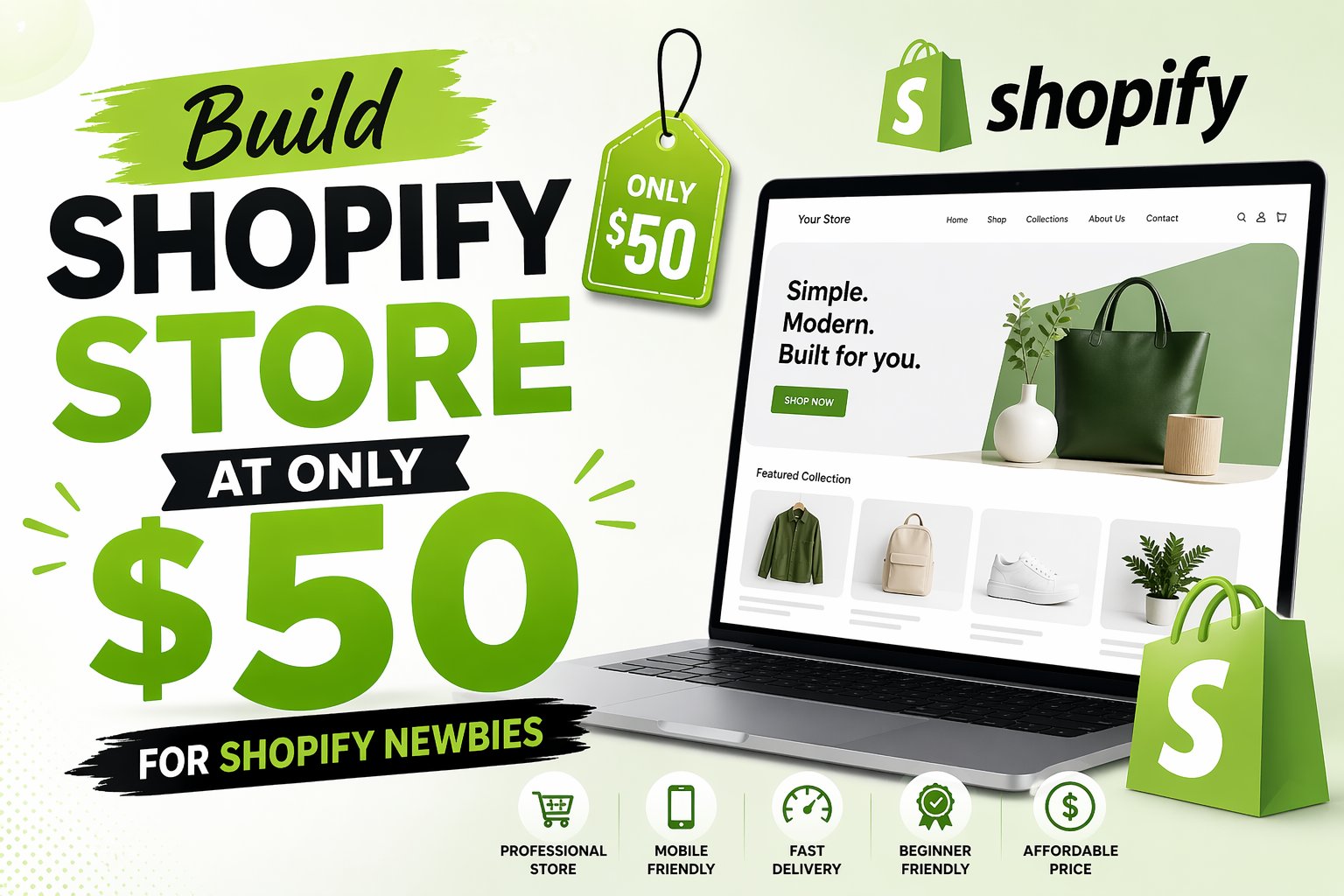 $50 to build Store for Newbies