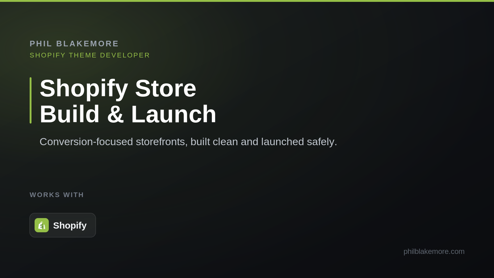 Shopify Store Build and Launch