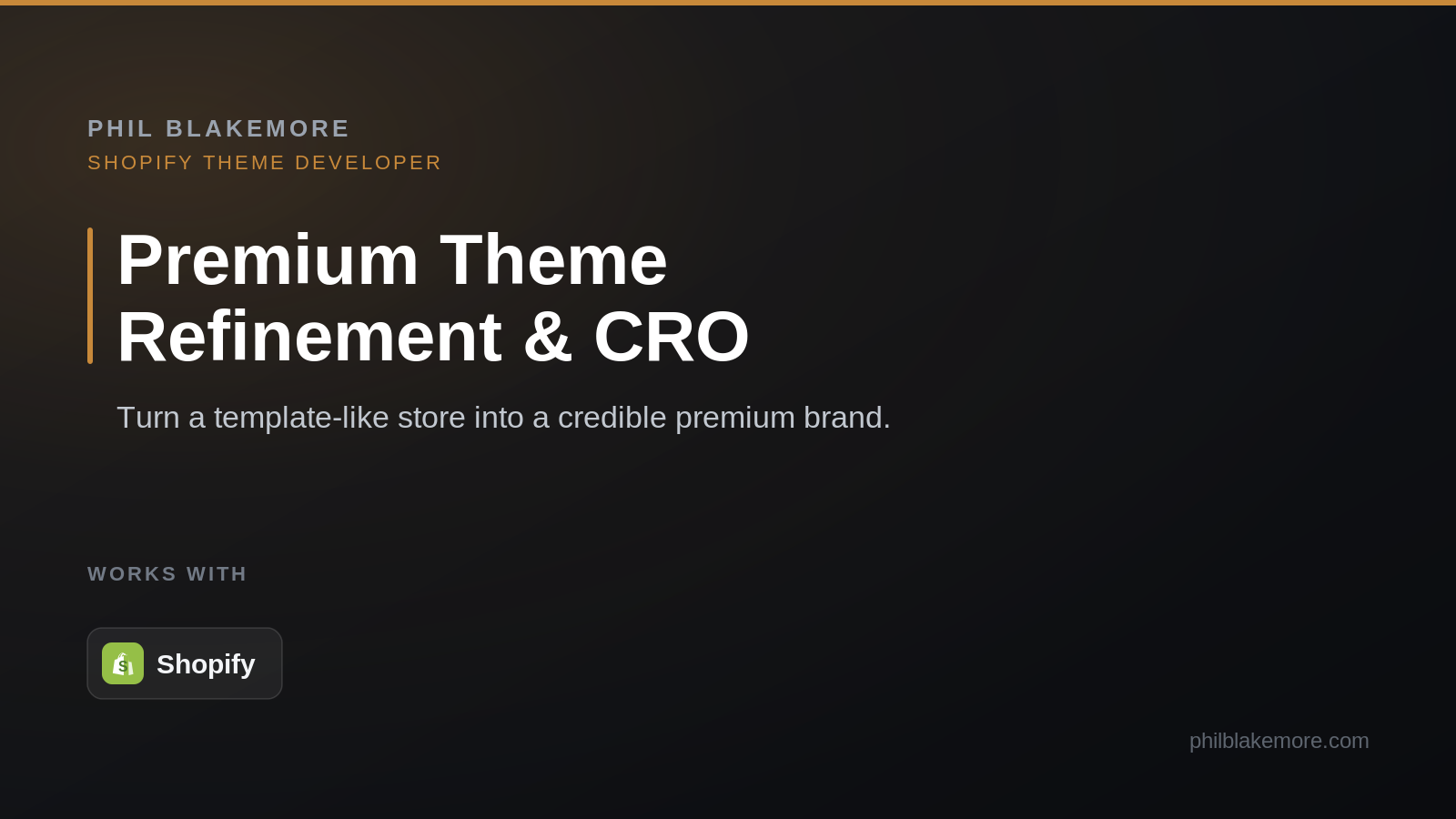 Premium Theme Refinement and CRO